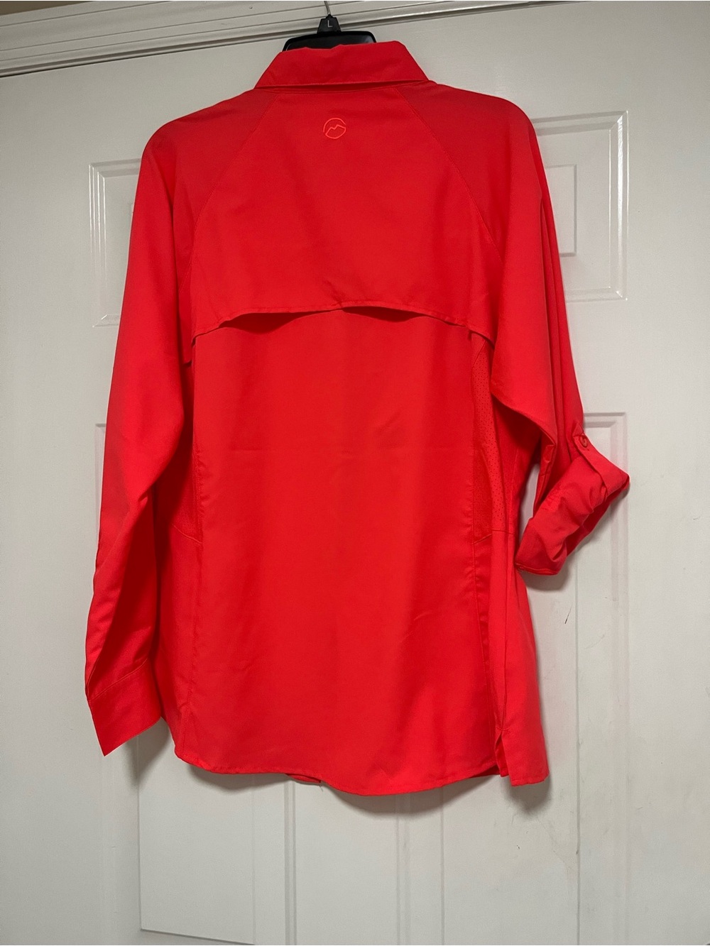 Magellan Outdoors Bright Red Roll-Tab Long Sleeve Performance Shirt Large - Picture 7 of 12
